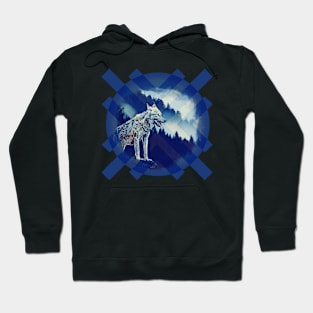 Blue Wolf Hoodie